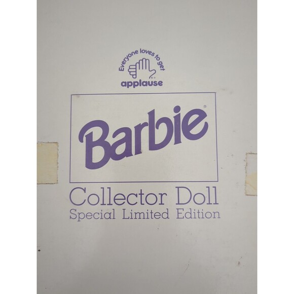 VINTAGE BARBIE 1991 APPLAUSE SPECIAL LIMITED EDITION COLLECTOR DOLL #3406 - NRFB - Picture 10 of 10